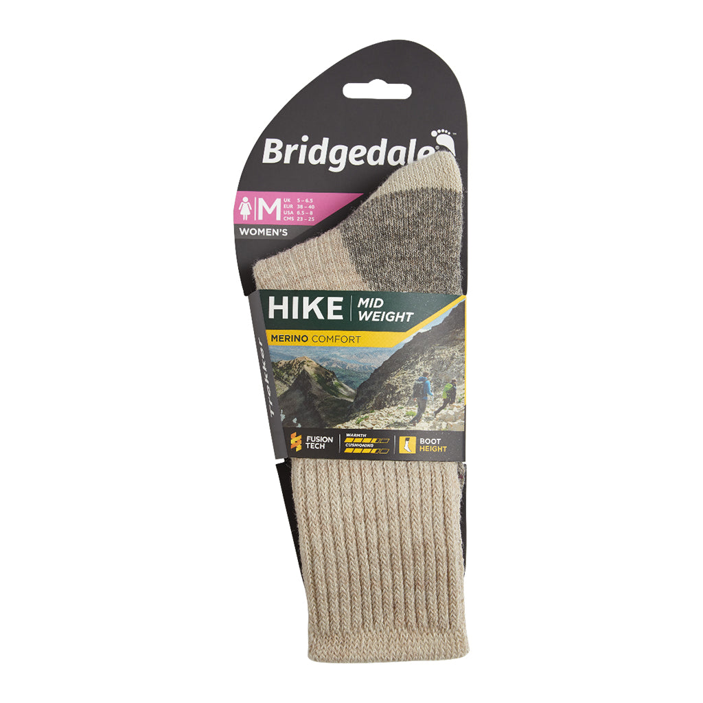 Bridgedale Women's Hike Midweight Merino Comfort Socks — view 3
